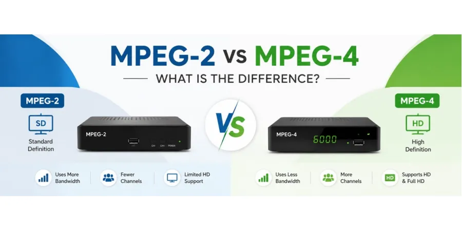 MPEG-2 vs MPEG-4 Set Top Box: What Is the Difference?